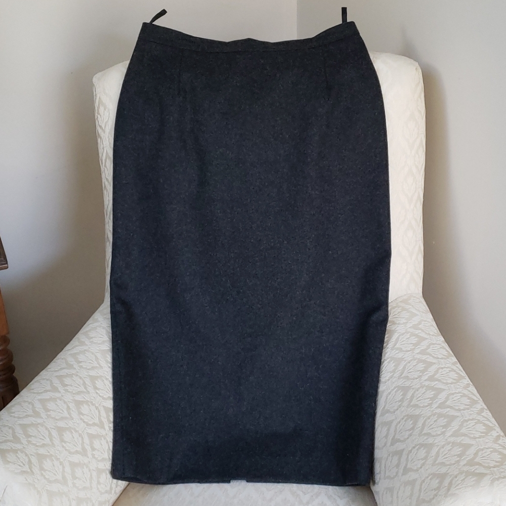 VIntage Italian Wool Pencil Skirt Size 8